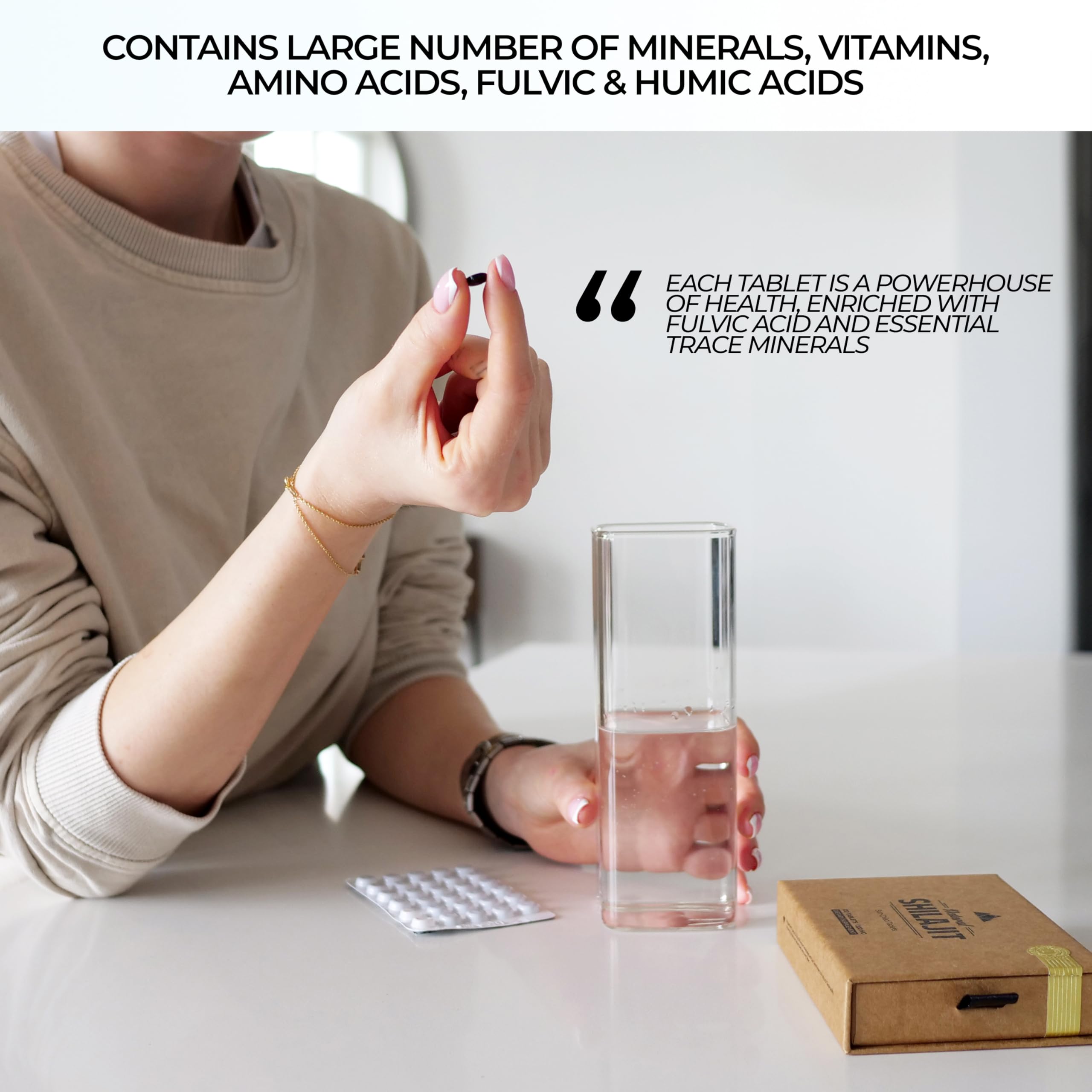 Foto 5 pulgar | Tabletas Natural Shilajit de 120 Unidades 100% Puras con Minerales - Venta Internacional