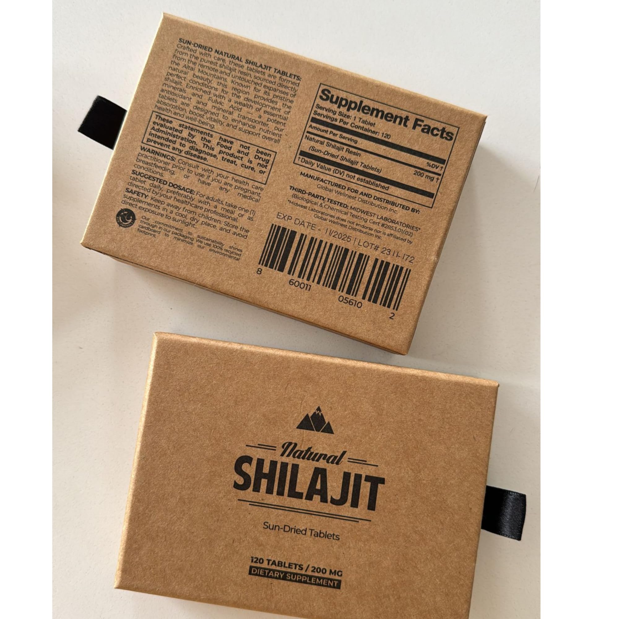Foto 8 pulgar | Tabletas Natural Shilajit de 120 Unidades 100% Puras con Minerales - Venta Internacional