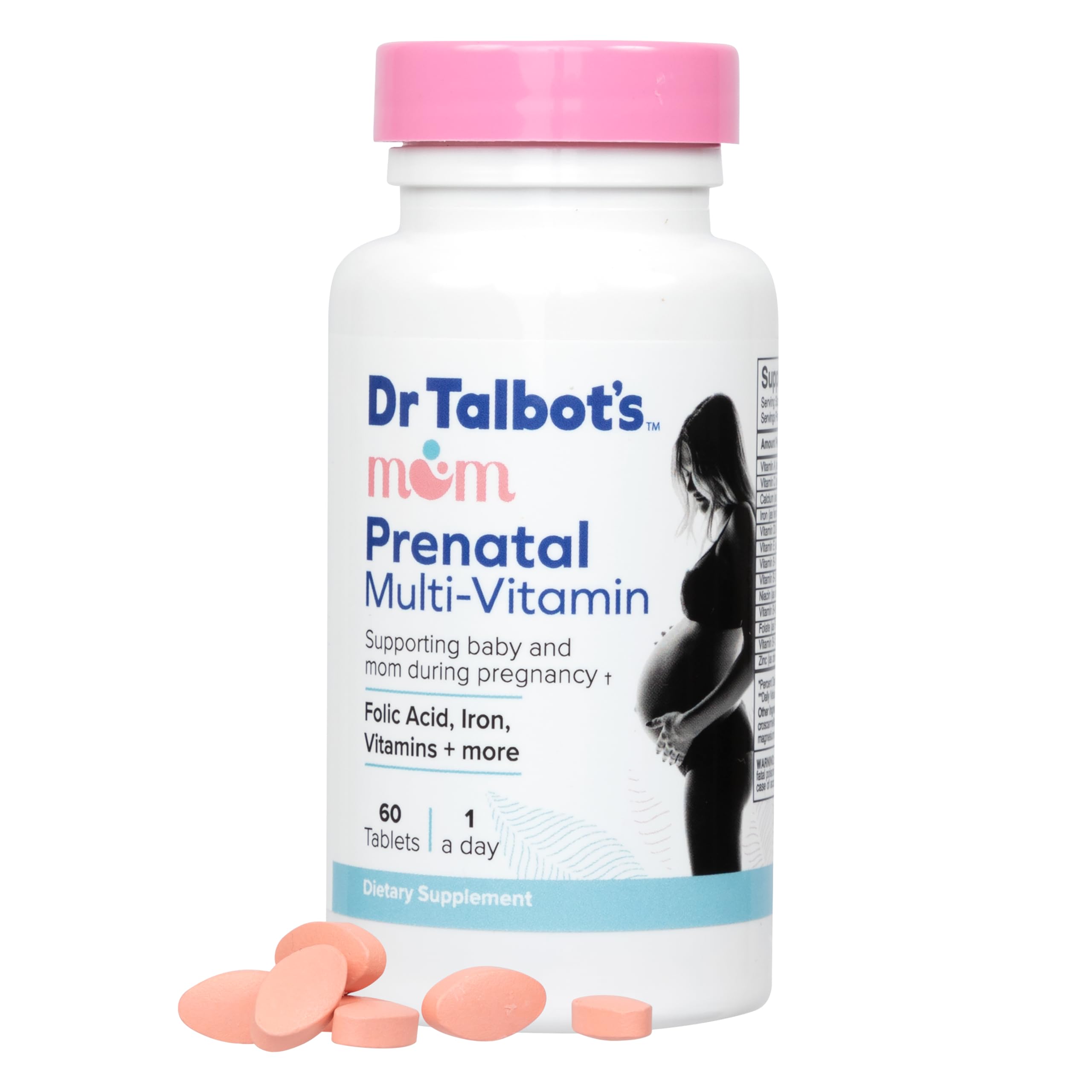 Foto 2 pulgar | Suplemento Multivitamínico Prenatal Dr. Talbot's Mom 60 Comprimidos - Venta Internacional