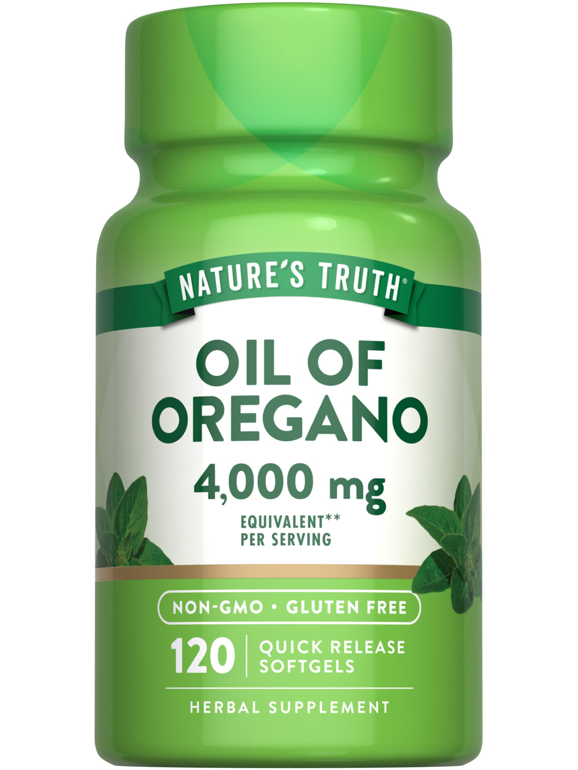 Foto 2 pulgar | Suplemento De Aceite De Orégano Nature's Truth 4000 Mg 120 Cápsulas Blandas - Venta Internacional