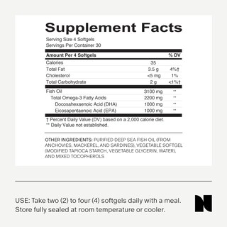 Foto 6 | Suplemento de Omega 3 Prenatal con 1000mg de DHA y EPA - Venta Internacional