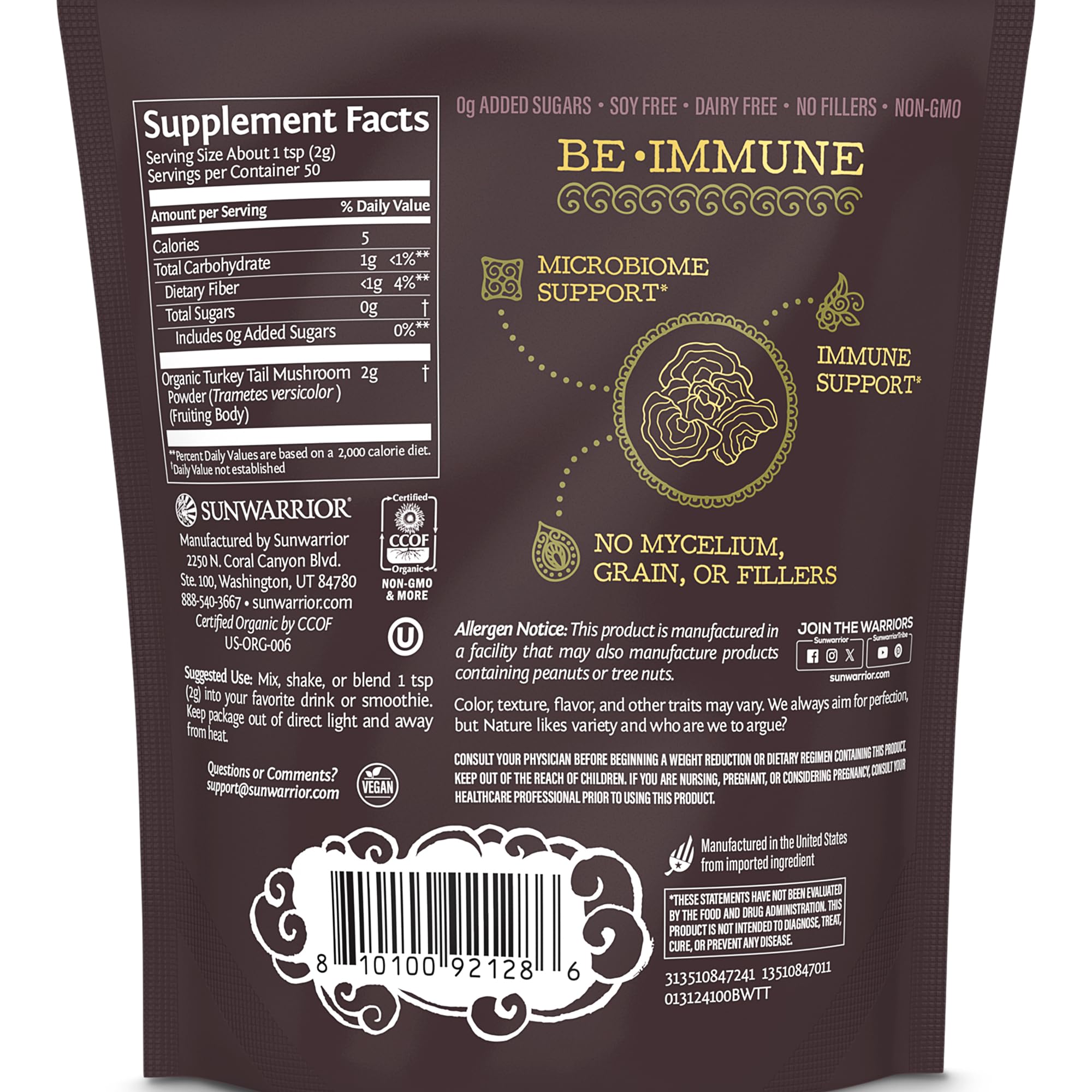 Foto 3 pulgar | Suplemento Sunwarrior Organic 100 G - Venta Internacional
