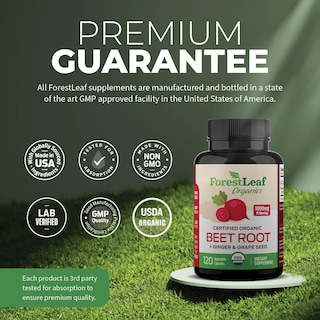 Foto 7 | Cápsulas de Raíz de Remolacha ForestLeaf de 1000mg 120 Unidades - Venta Internacional