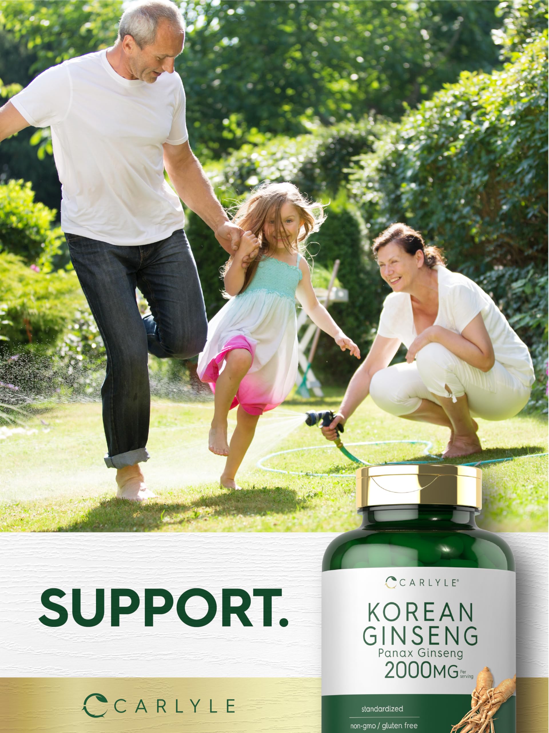 Foto 8 pulgar | Suplemento de Extracto de Ginseng Coreano Carlyle 2000 Mg 200 Cápsulas - Venta Internacional
