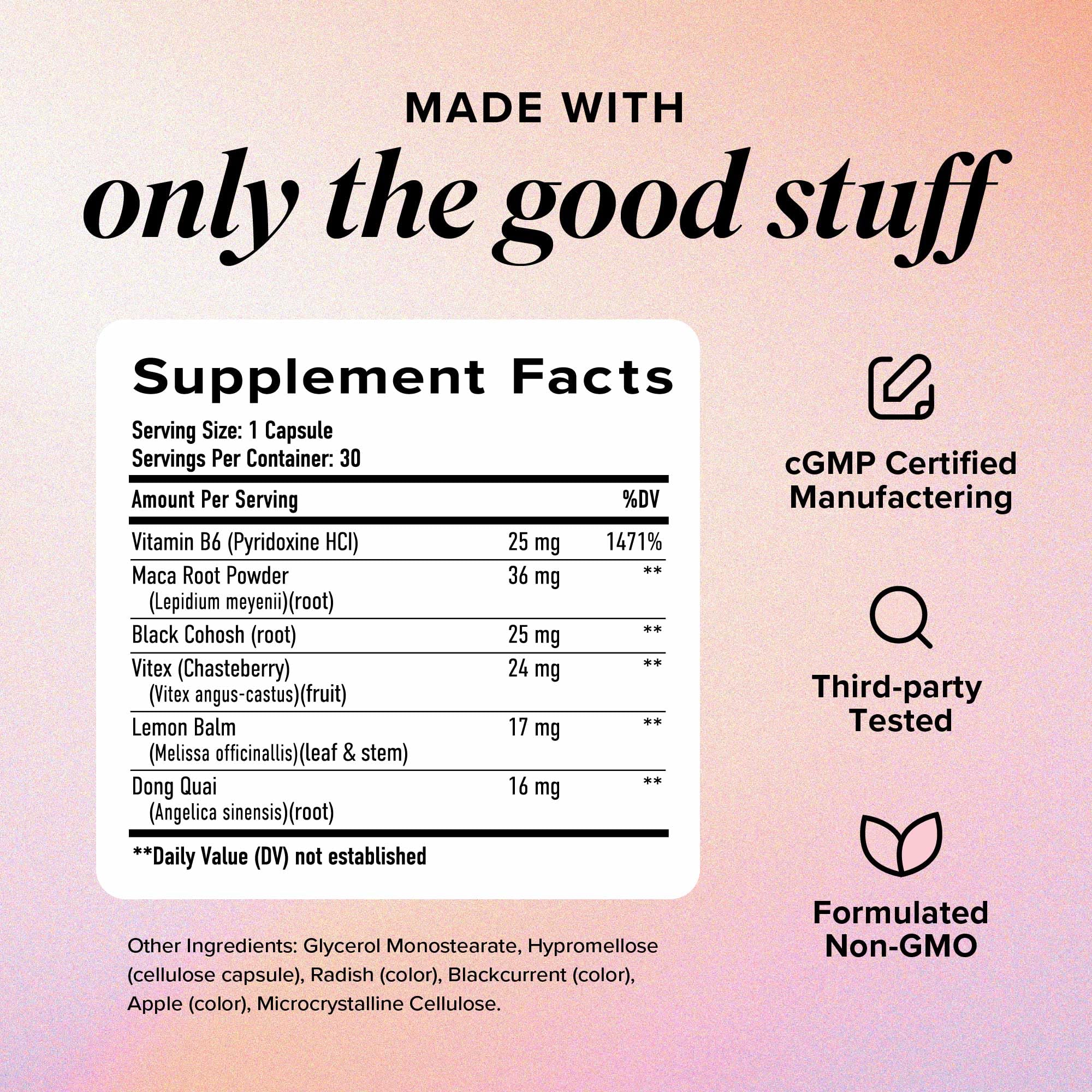 Foto 7 pulgar | Suplemento Smnutrition Pms Support para Mujeres 30 Unidades - Venta Internacional