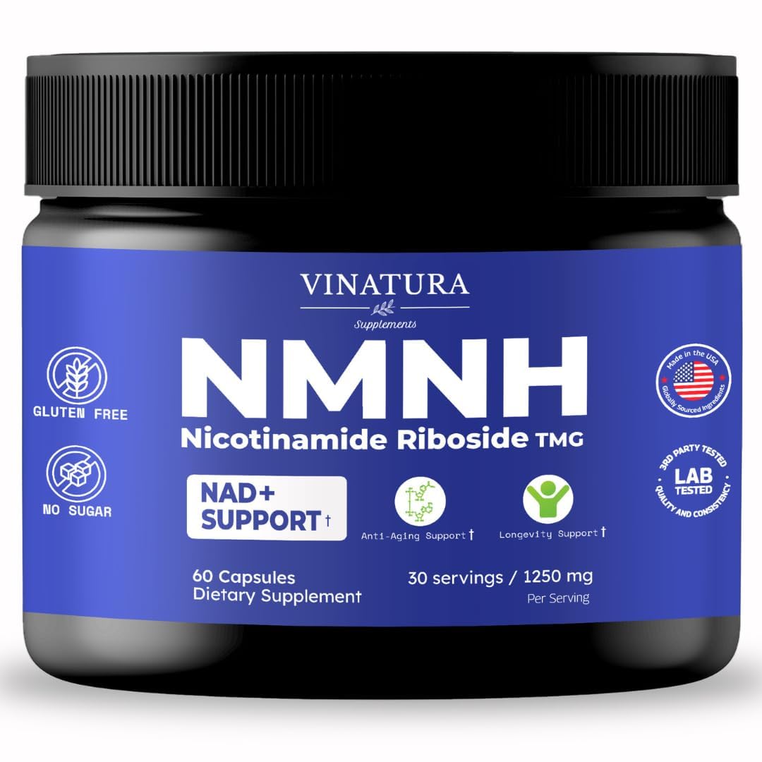 Foto 2 pulgar | Suplemento Vinatura Nmnh Ribósido de Nicotinamida Y Tmg 1250 Mg - Venta Internacional