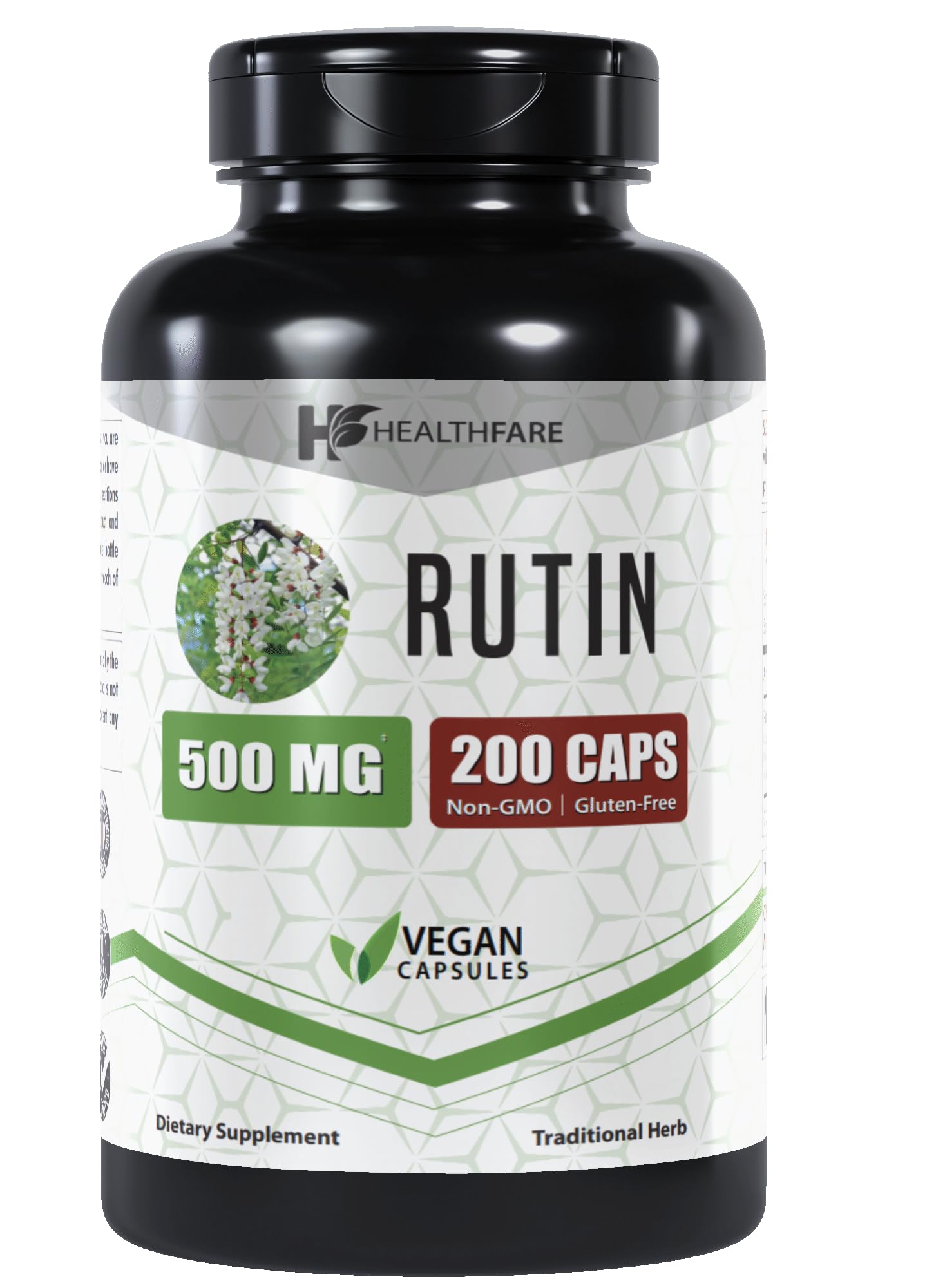 Foto 2 pulgar | Suplemento Healthfare Rutin 500 Mg 200 Cápsulas de Bioflavonoides - Venta Internacional