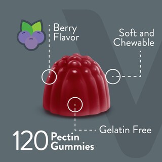Foto 3 | Gomitas de Vitamina B6 Viteey 100 Mg para Adultos y Adolescentes 120 Gomitas - Venta Internacional