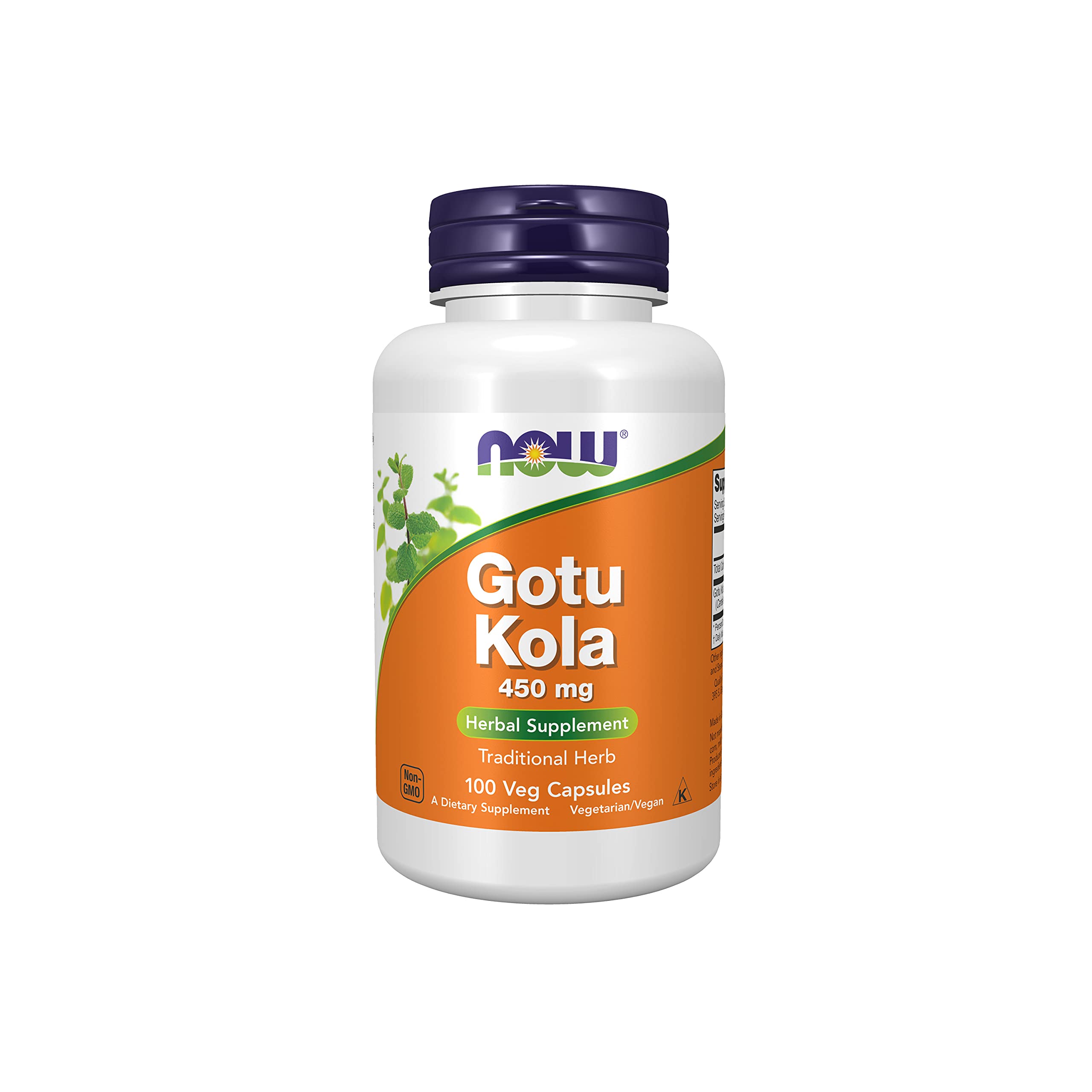 Foto 2 pulgar | Suplemento de Centella Asiática Now Supplements 450mg - 100 Cápsulas Vegetales - Venta Internacional
