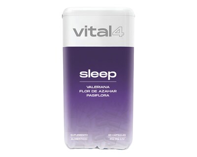 Foto 1 | Suplemento Vital4 Para Dormir Con Valeriana 60 Cápsulas Sabor Sin Sabor