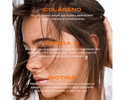 Foto 6 | Suplemento Vital4 Colágeno Biotina Omega 3 Con 60 Cápsulas Sabor Sin Sabor