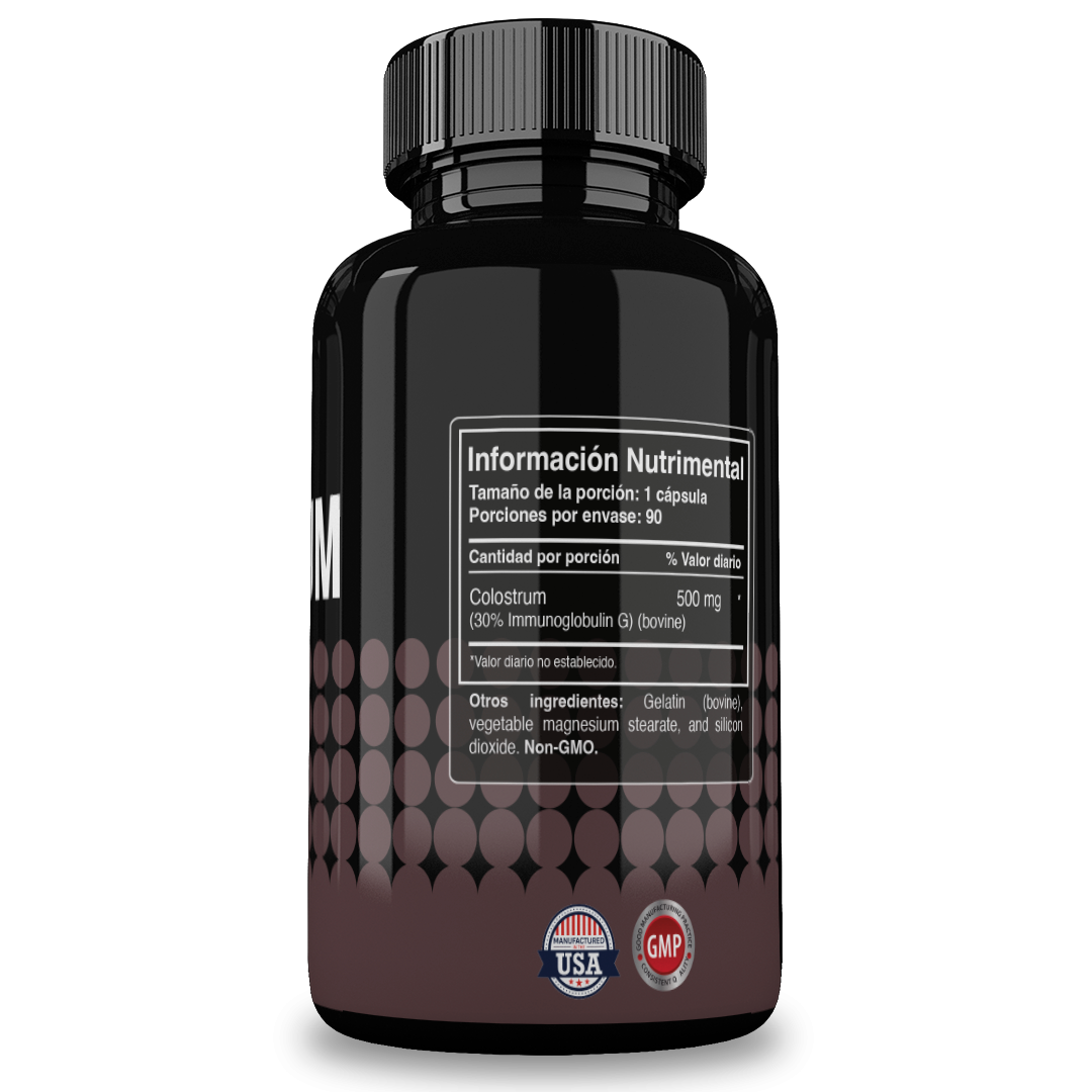 Foto 3 pulgar | Reset Nutrition | Colostrum | Calostro | 500 Mg | Sistema Inmune | Salud Intestinal | Hecho En Usa | 90 Cápsulas