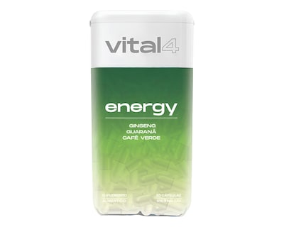 Foto 1 | Suplemento Vital4 Energy Con Ginseng De 60 Cápsulas Sabor Sin Sabor