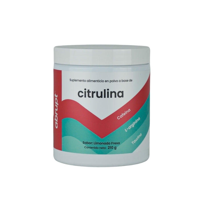 Foto 1 | Abrupt Citrulina | En Polvo, Sabor Limonada Fresa | 210g 30 Porciones, Con Taurina Y Cafeína
