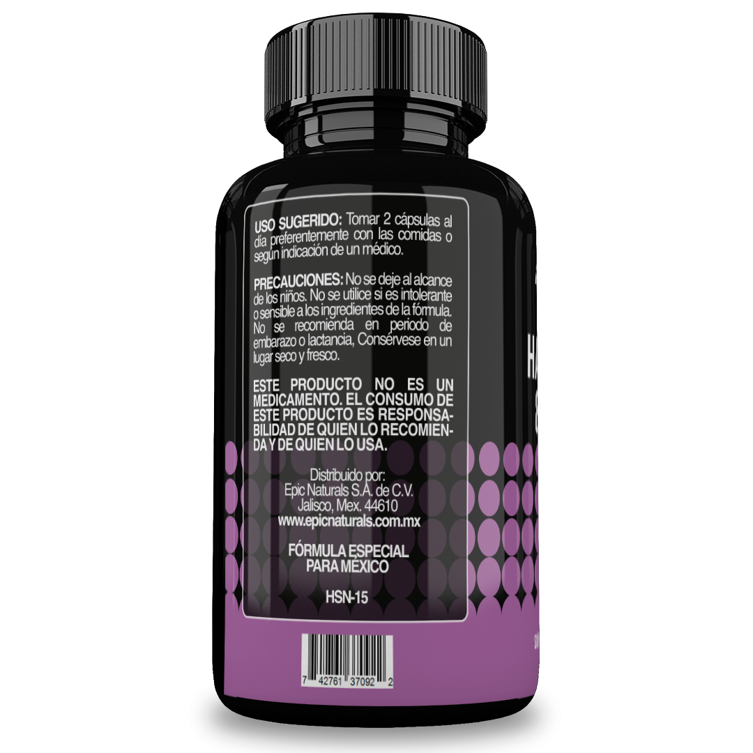 Foto 4 pulgar | Suplemento Reset Nutrition Hair, Skin & Nails 60 Cápsulas Biotina Silica y Colágeno para Cabello Piel y Uñas Hecho e