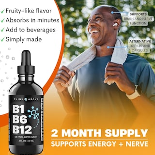 Foto 6 | Suplemento en Gotas Think Above B1 B6 y B12 de 60 ml-Venta Internacional