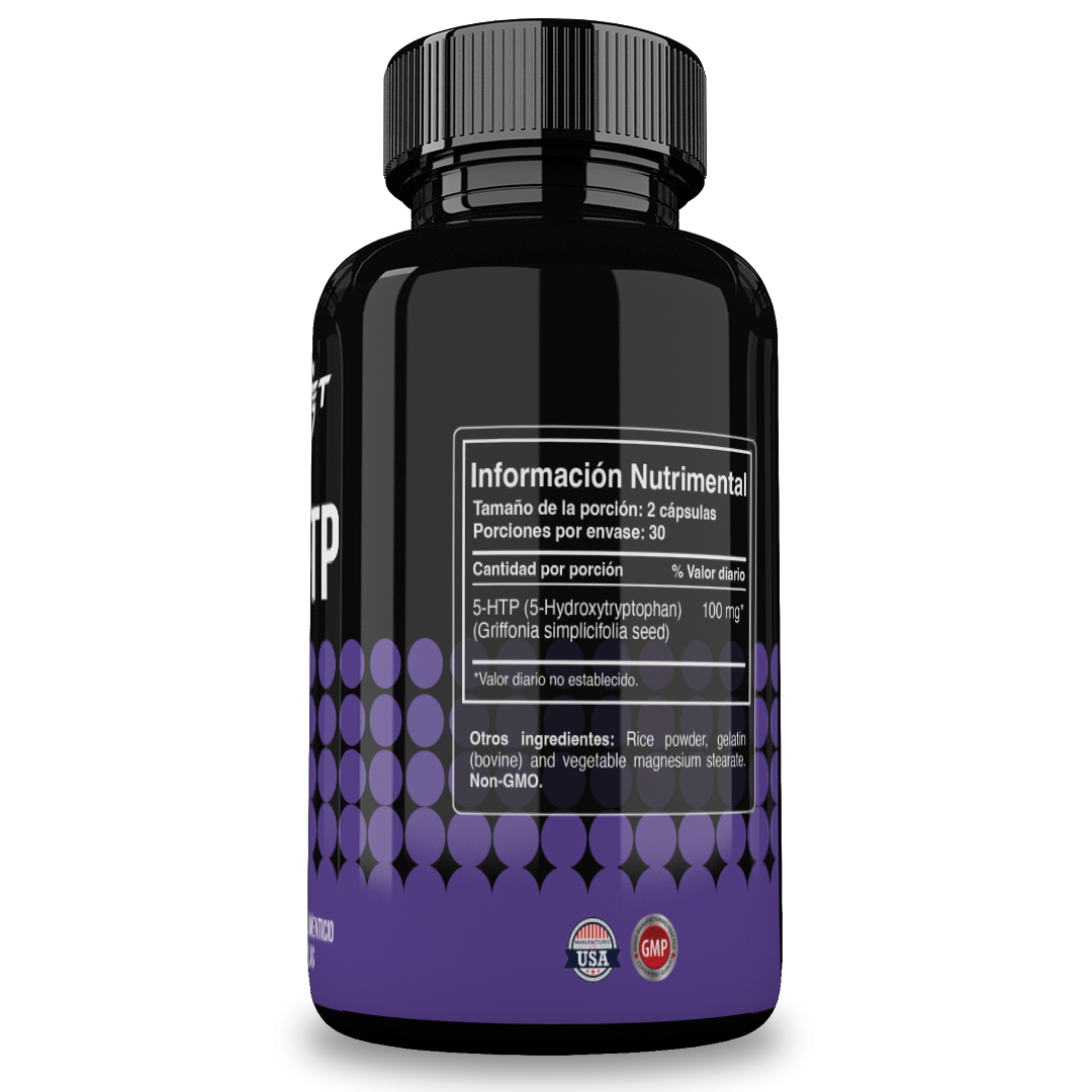 Foto 3 pulgar | Reset Nutrition | 5-htp | 5-hidroxitriptófano |  Estado De Animo | Sin Omg | Hecho En Usa | 60 Cápsulas