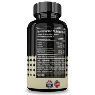 Foto 2 | Reset Nutrition | Calcium Complex | Osteoporosis | Huesos Fuertes | Calcio | Hecho En Usa | 90 Tabletas
