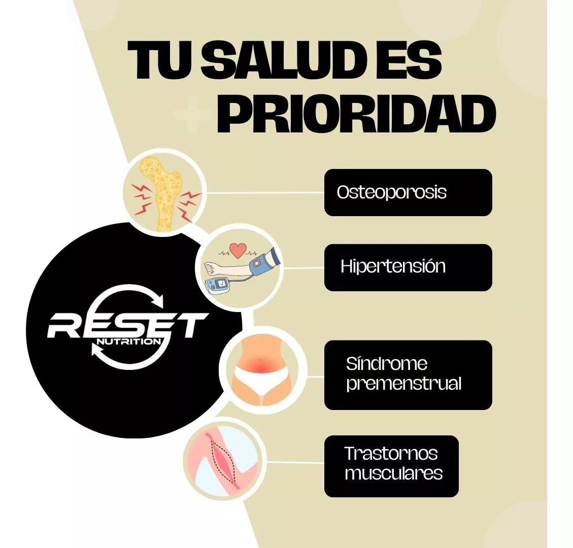 Foto 5 | Reset Nutrition |  Calcium Complex | Osteoporosis | Huesos Fuertes | Calcio |  Hecho En Usa | 90 Tabletas