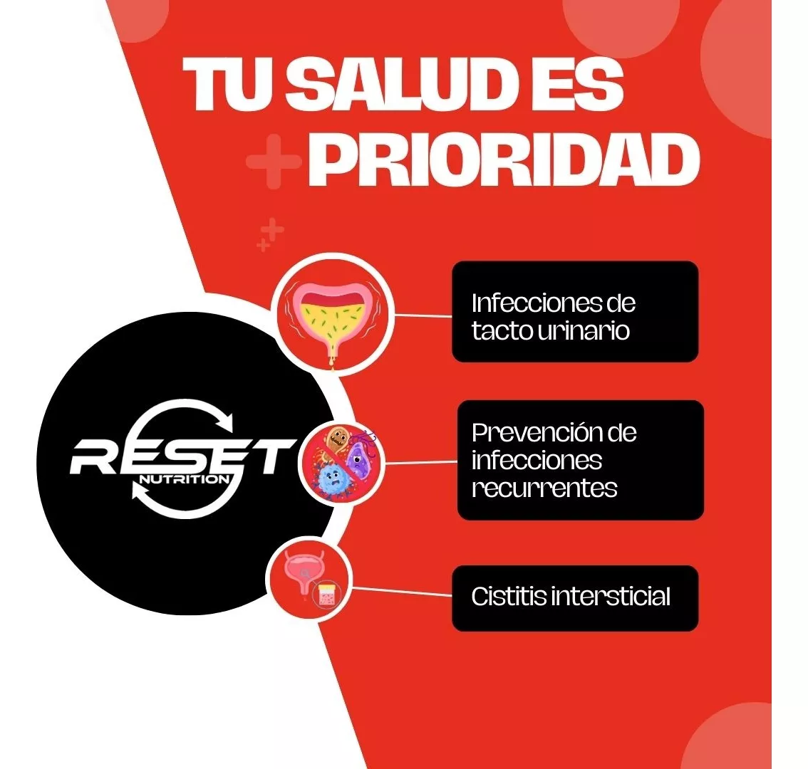 Foto 6 pulgar | Reset Nutrition | D-mannose | 1500 Mg | Infección Urinaria | Hecho En Usa | 90  Cápsulas