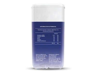 Foto 2 | Suplemento Alimenticio Vital4 Para La Digestión 60 Cápsulas Sabor Sin Sabor