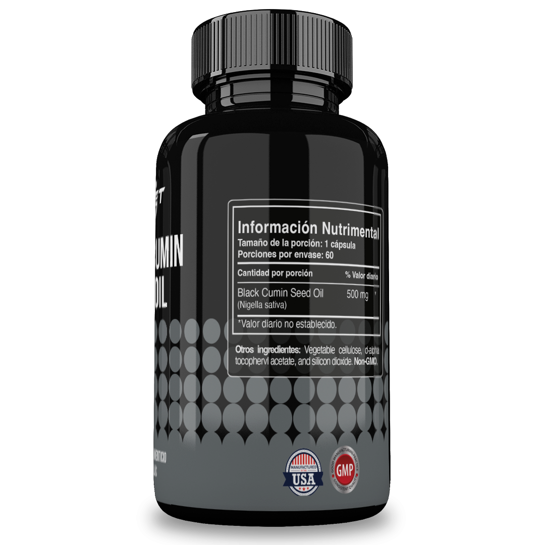 Foto 3 pulgar | Reset Nutrition | Black Cumin Seed Oil  | Semilla De Comino Negro 500 Mg|  Hecho En Usa | 60 Cápsulas