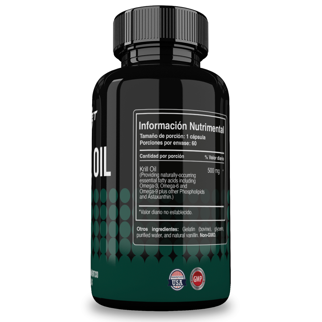 Foto 3 pulgar | Reset Nutrition | Krill Oil | 500 Mg | Suplemento Glandulas Suprarenales |  Hecho En Usa | 60 Cápsulas