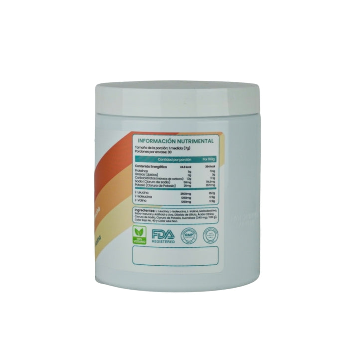 Foto 2 | Abrupt Bcaa + Electrolitos En Polvo, Sabor Uva, 210g 30 Porciones, 2:1:1 Leucina, Isoleucina, Valina