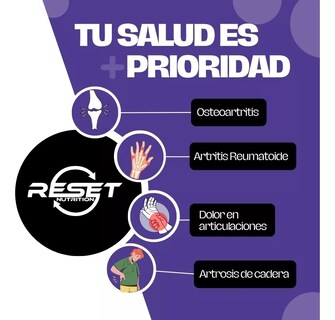 Foto 5 | Reset Nutrition | Joint Force | Soporte Articulaciones | Glucosamina | Hecho En Usa | 180 Tabletas