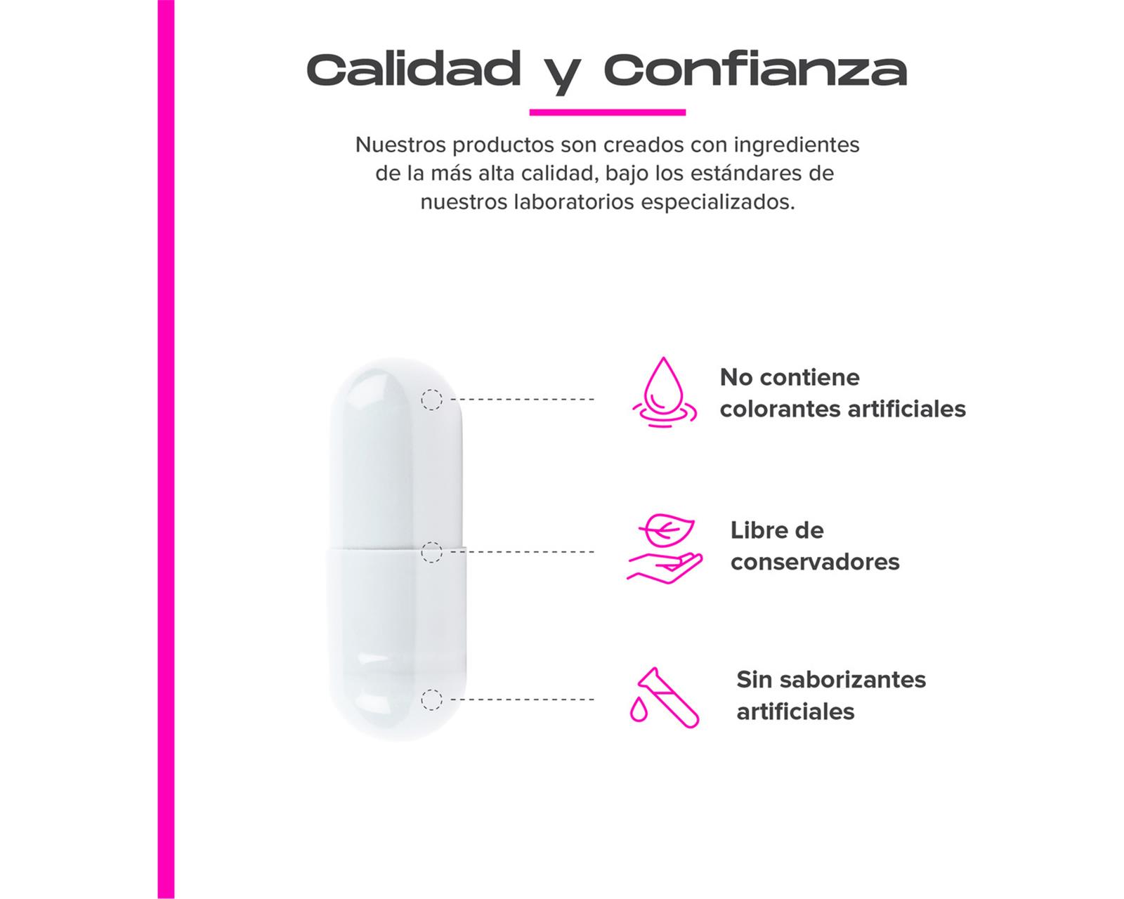Foto 6 | Suplemento Multivitamínico Prenatal Vital4 60 Cápsulas Sabor Sin Sabor
