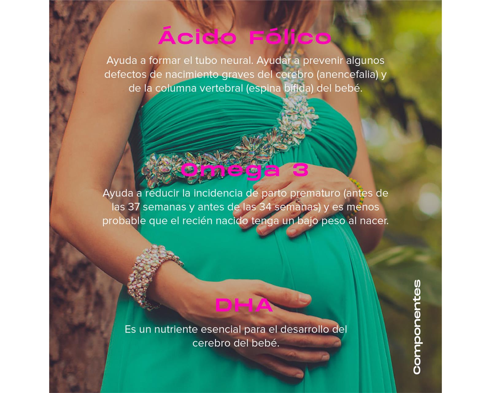 Foto 8 | Suplemento Multivitamínico Prenatal Vital4 60 Cápsulas Sabor Sin Sabor