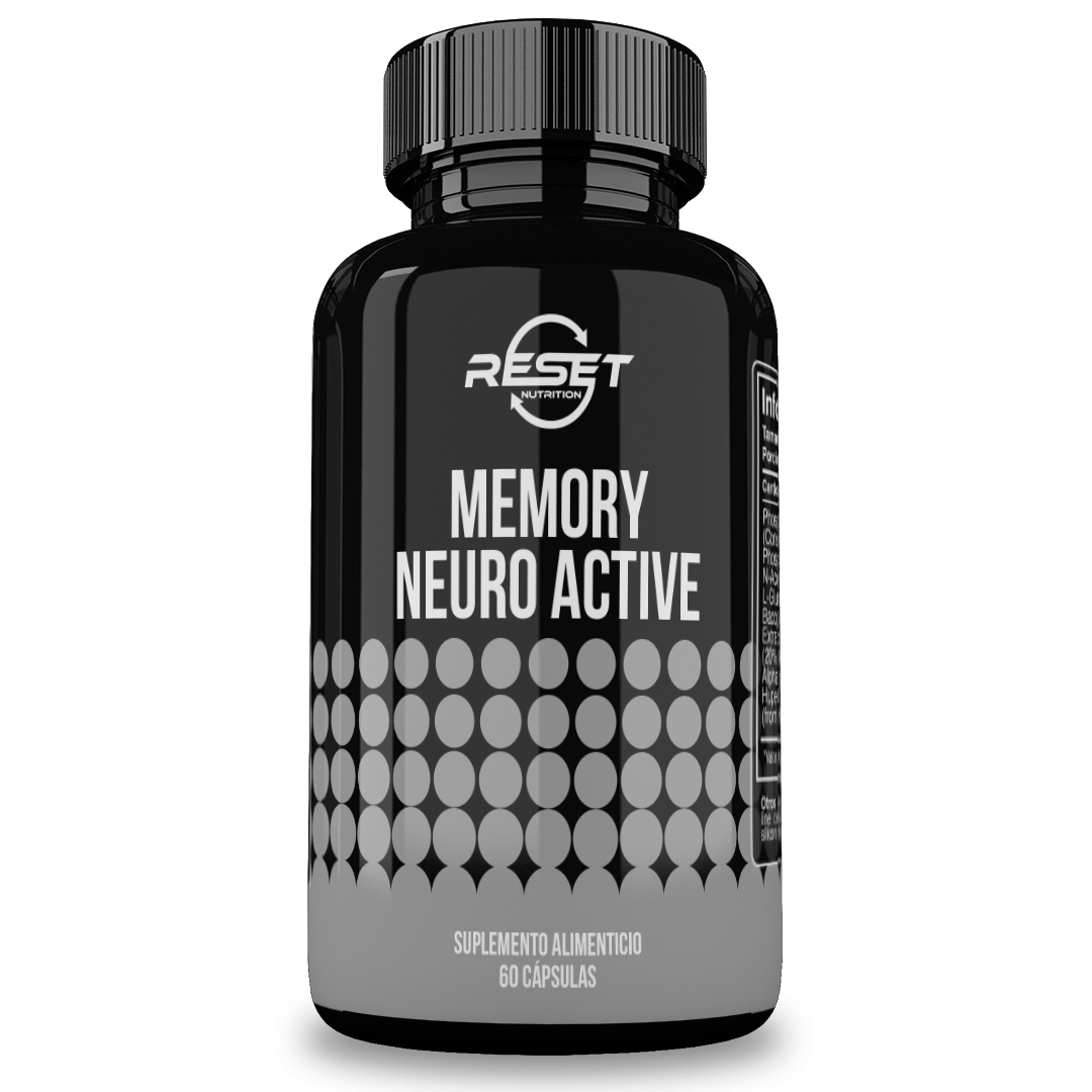 Foto 1 | Reset Nutrition | Memory Neuro Active  | Nootrópicos Natural | Concentración | Memoria | Hecho En Usa | 60 Cápsulas