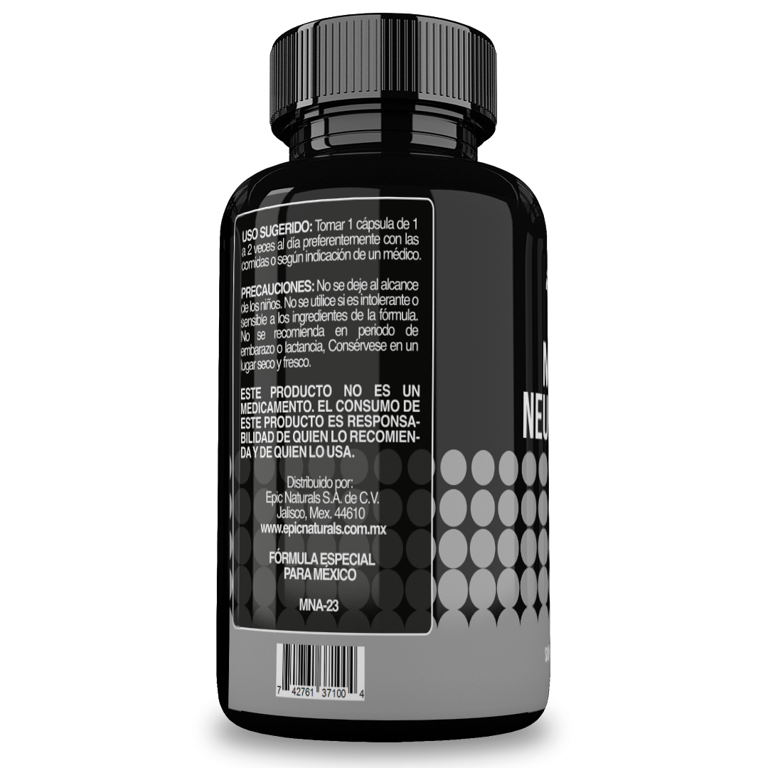 Foto 4 pulgar | Reset Nutrition | Memory Neuro Active  | Nootrópicos Natural | Concentración | Memoria | Hecho En Usa | 60 Cápsulas