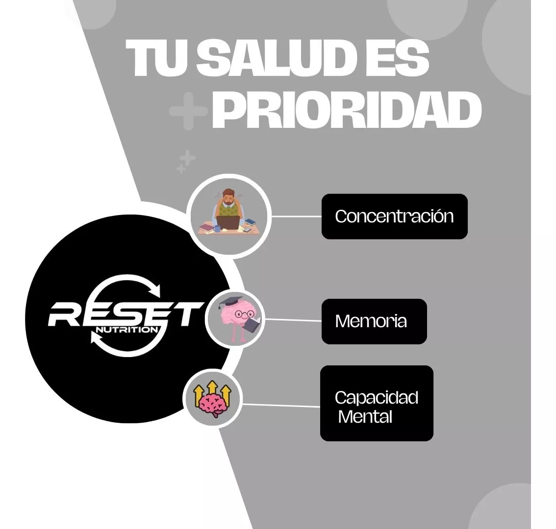 Foto 6 pulgar | Reset Nutrition | Memory Neuro Active  | Nootrópicos Natural | Concentración | Memoria | Hecho En Usa | 60 Cápsulas