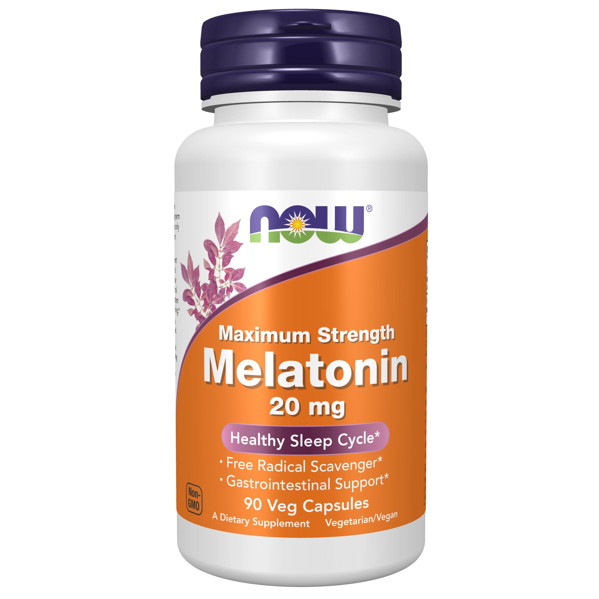 Foto 2 pulgar | Supplement Now Melatonin 20 Mg De Máxima Concentración 90 Cápsulas - Venta Internacional.