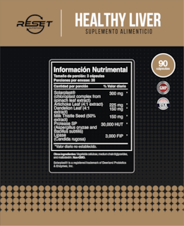 Foto 4 | Reset Nutrition | Healthy Liver | Apoyo Salud Hepatica Para Hombres Y Mujeres | Reset Nutrition | Hecho En Usa | 90