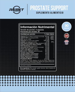 Foto 4 | Reset Nutrition | Prostate Support | Vías Urinarias Y Próstata | Hecho En Usa | 90 Cápsulas