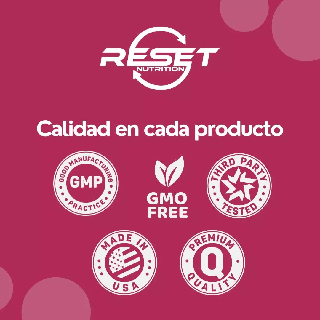 Foto 7 pulgar | Reset Nutrition | L-carnitine 500mg  | Fatiga Muscular | Para Hombres Y Mujeres | Hecho En Usa | 60 Cápsulas