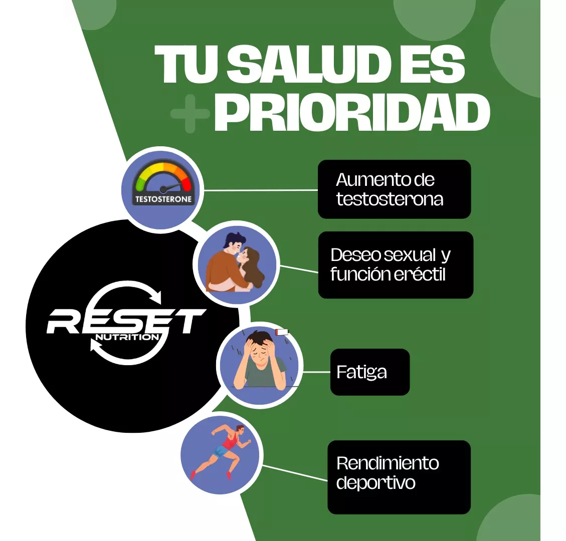 Foto 5 | Reset Nutrition | Tribulus | Suplemento Potencia Masculina | 100 Tabletas | Hecho En Usa