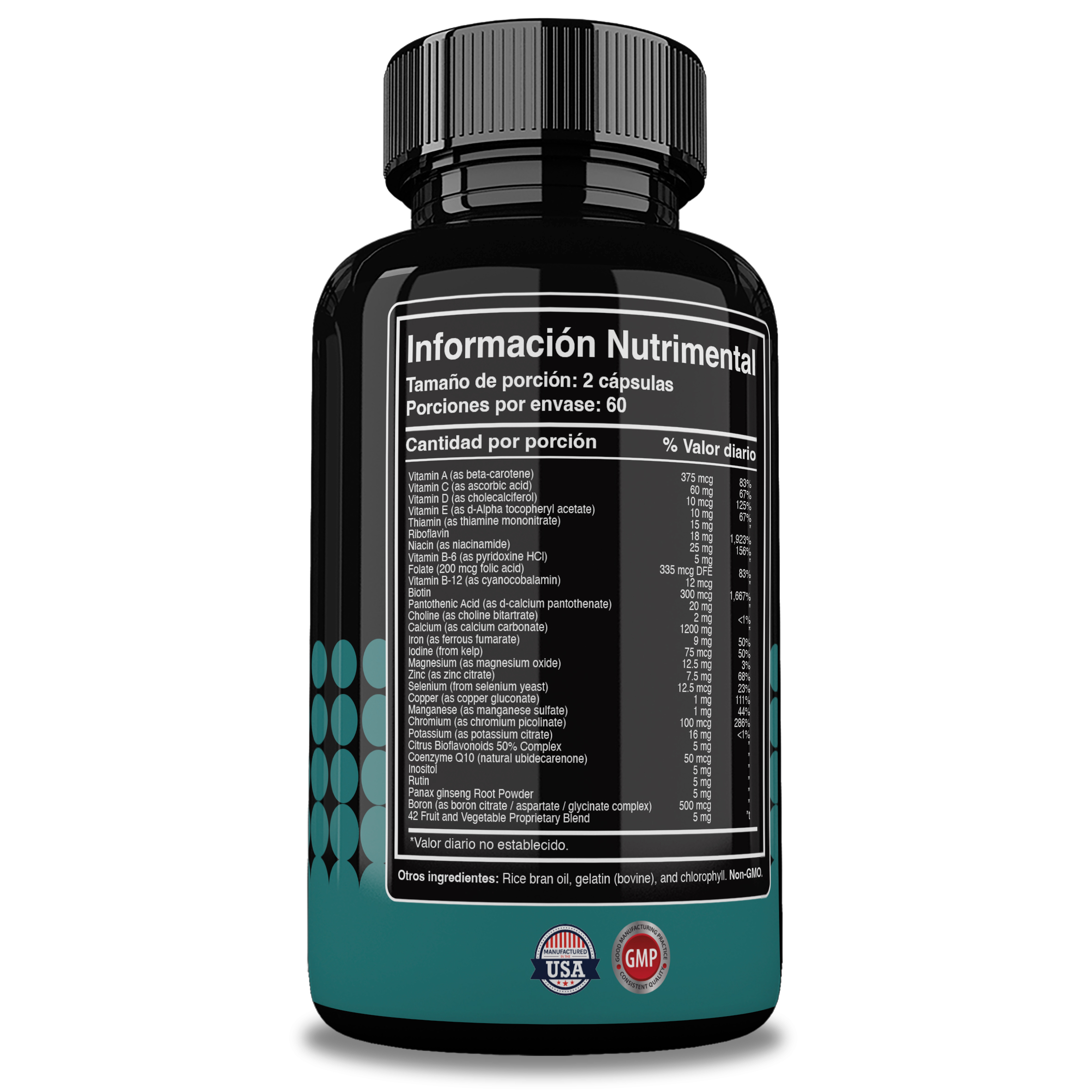 Foto 3 pulgar | Reset Nutrition | Daily Full Vitamin | Vitaminas Y Minerales | Multivitamínico |  Hecho En Usa | 120 Cápsulas