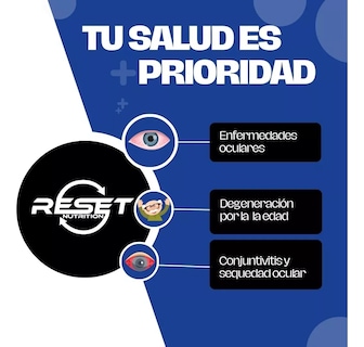 Foto 4 | Reset Nutrition | Vision Support | Suplemento Para La Vista | Hecho En Usa | 60 Cápsulas