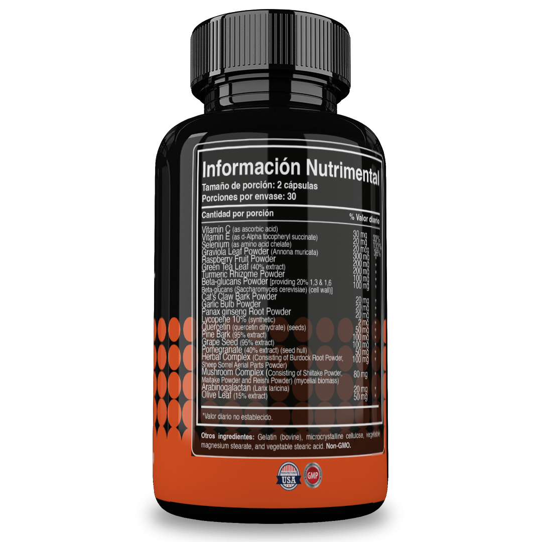 Foto 3 pulgar | Reset Nutrition | Immune Support | Apoyo Inmunitario |  Hecho En Usa | 60 Cápsulas