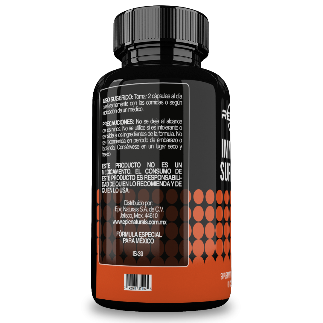 Foto 4 pulgar | Reset Nutrition | Immune Support | Apoyo Inmunitario |  Hecho En Usa | 60 Cápsulas