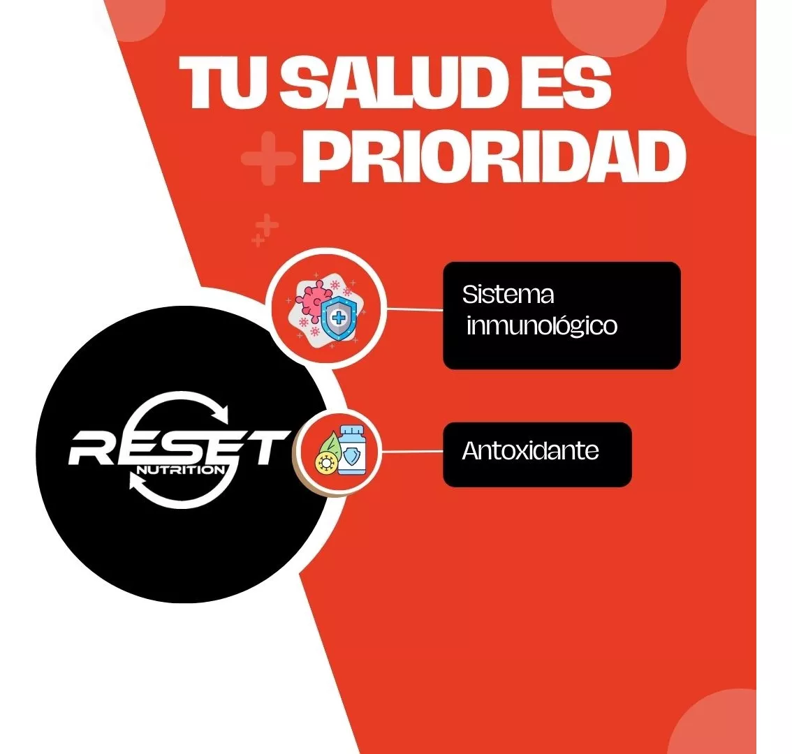 Foto 6 pulgar | Reset Nutrition | Immune Support | Apoyo Inmunitario |  Hecho En Usa | 60 Cápsulas
