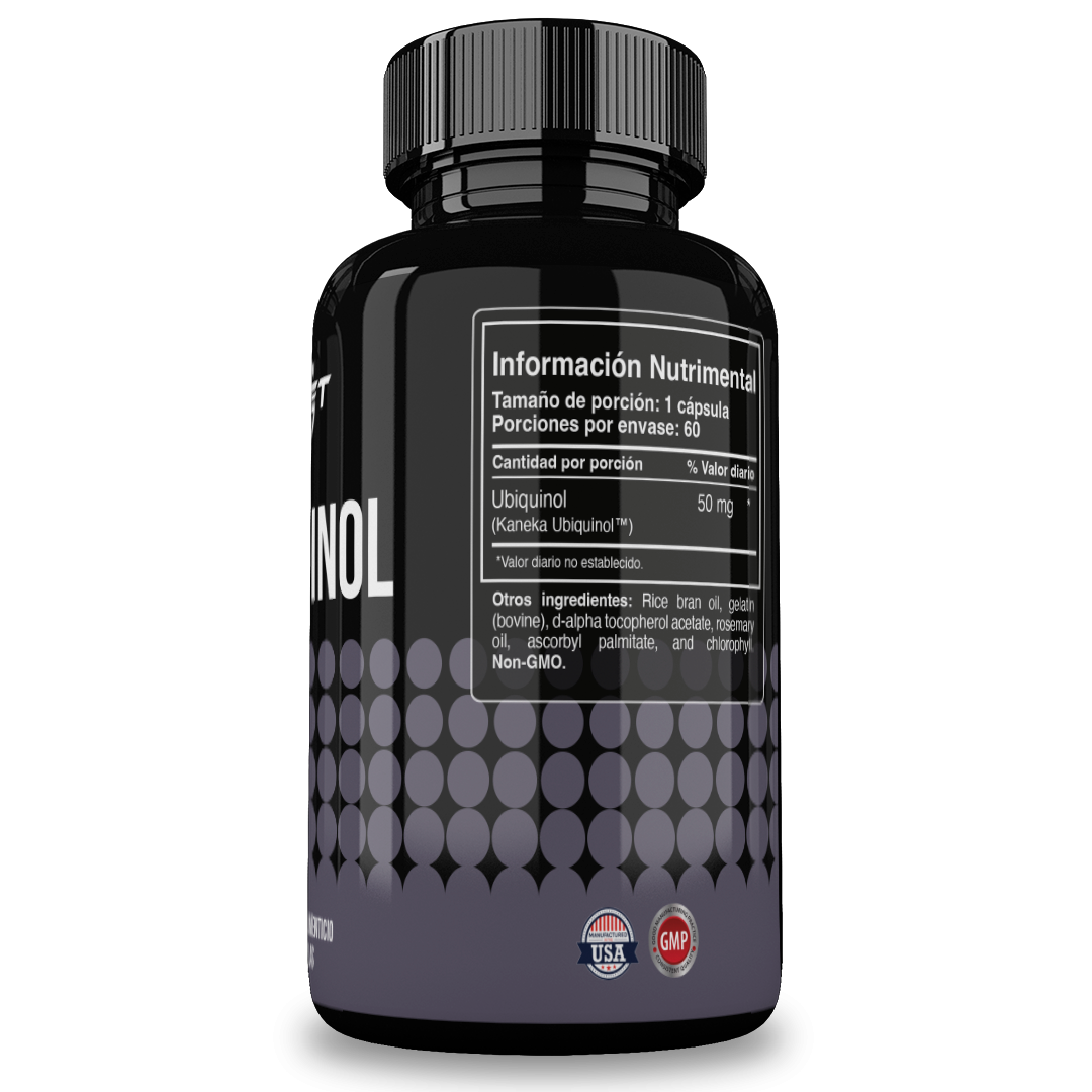 Foto 3 pulgar | Reset Nutrition | Ubiquinol | Presión Alta | Salud Cardiovascular | Hecho En Usa | 60 Cápsulas