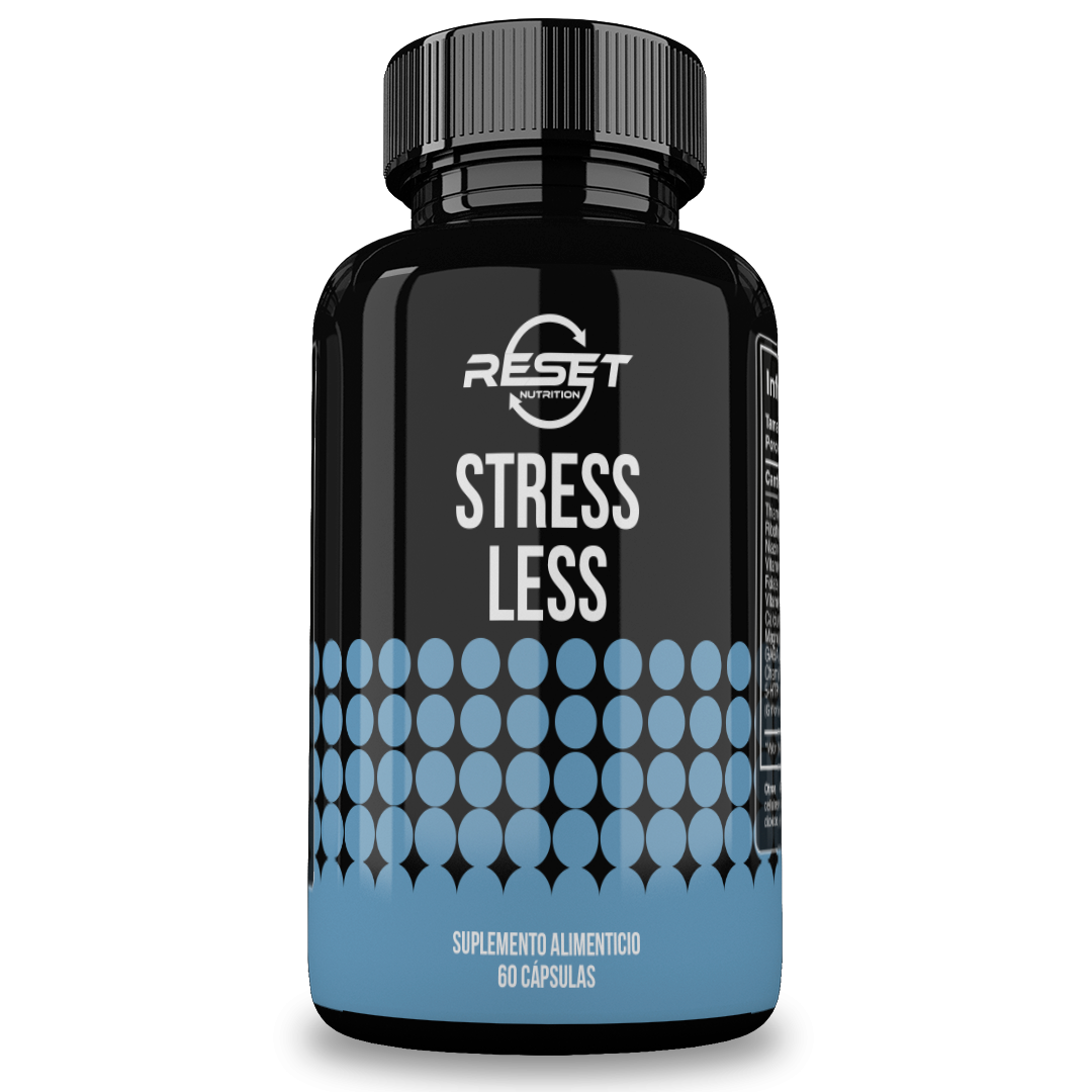 Reset Nutrition | Stress Less | Mejorar Estado De Animo Y Estrés | Hecho En Usa | 60 Cápsulas