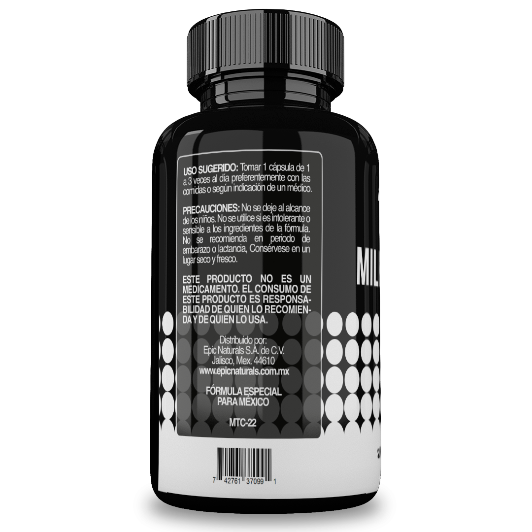 Foto 4 pulgar | Reset Nutrition | Milk Thistle Complex | Presión Alta | Hipertensión | Cardo Mariano | Hecho En Usa | 450 Mg | 60 Ta