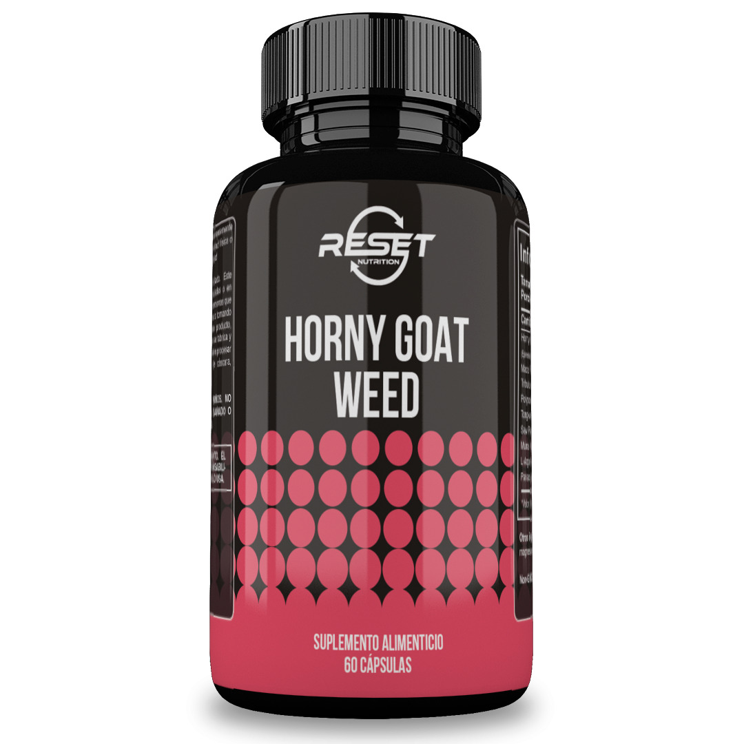Foto 2 pulgar | Reset Nutrition | Horny Goat Weed | Potencia Masculina |  Hecho En Usa | 60 Cápsulas