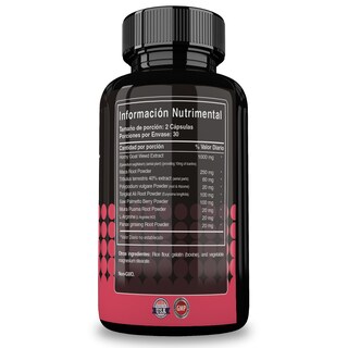 Foto 2 | Reset Nutrition | Horny Goat Weed | Potencia Masculina | Hecho En Usa | 60 Cápsulas
