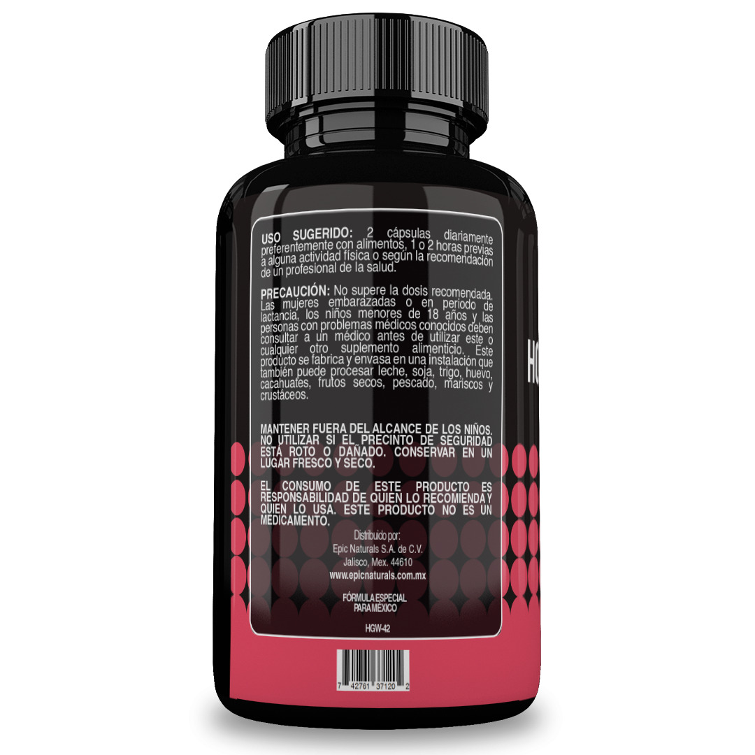 Foto 4 pulgar | Reset Nutrition | Horny Goat Weed | Potencia Masculina |  Hecho En Usa | 60 Cápsulas